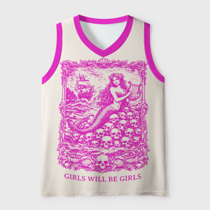 Pagewings Girls Will Be Girls Unisex Mesh Tank Top