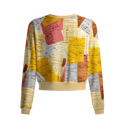 Pagewings Library Card Cardigan Sweaters