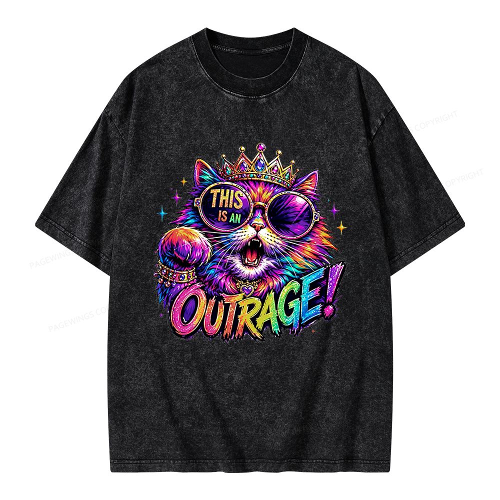 Pagewings Sci-Fi Book Lover Unisex Washed T-shirt