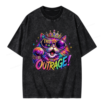 Pagewings Sci-Fi Book Lover Unisex Washed T-shirt