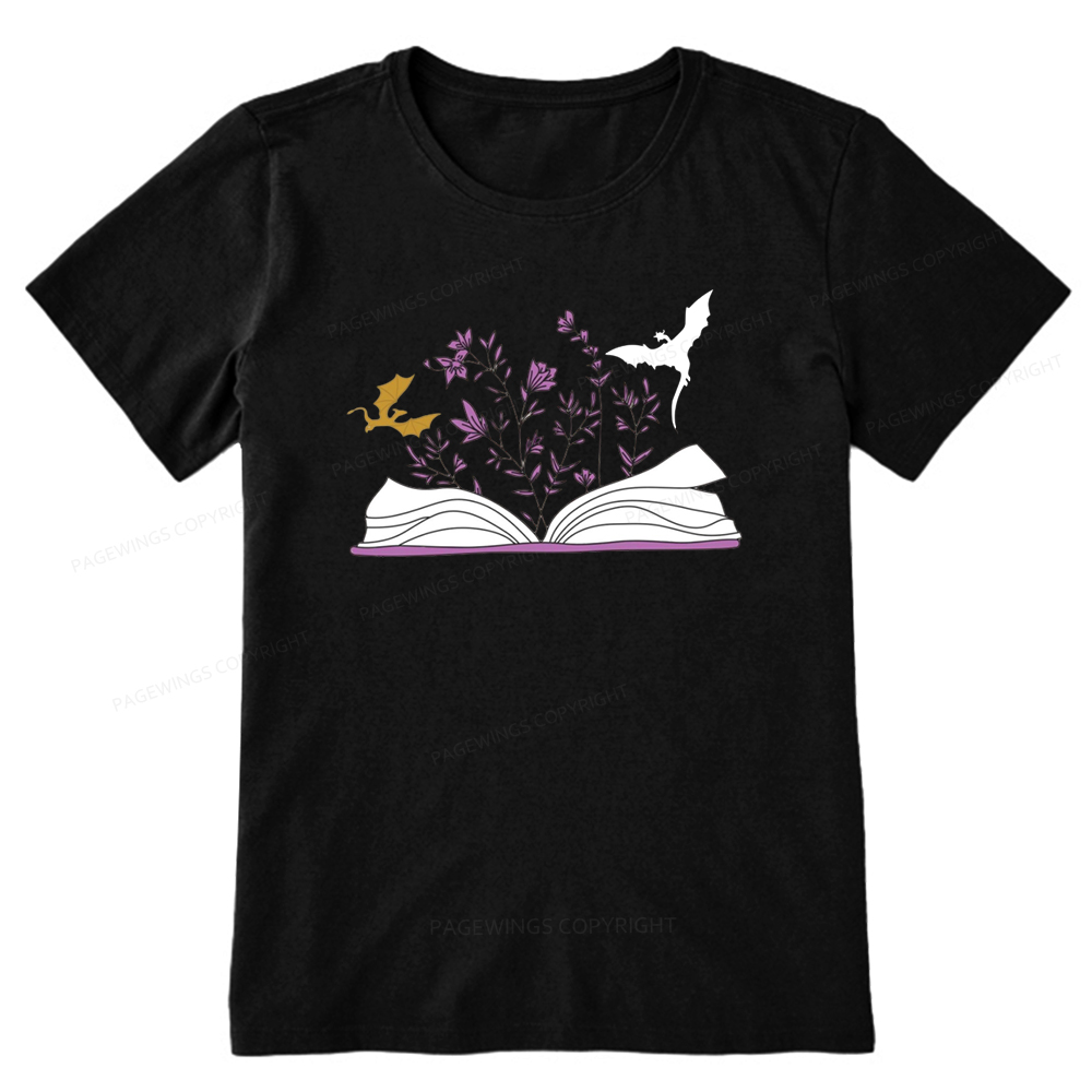 Pagewings The Flying Dragon In The Book Unisex Classic T-shirt