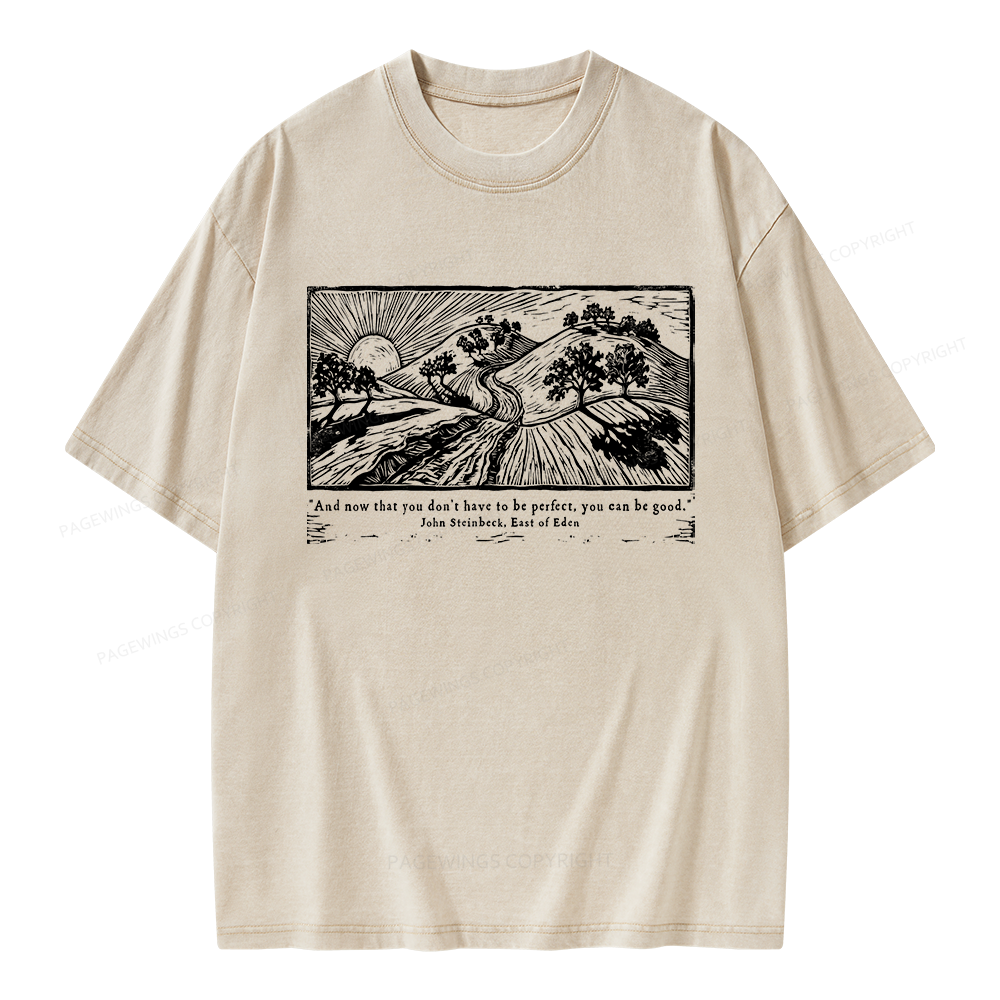 Pagewings Vintage Galley Unisex Washed T-shirt