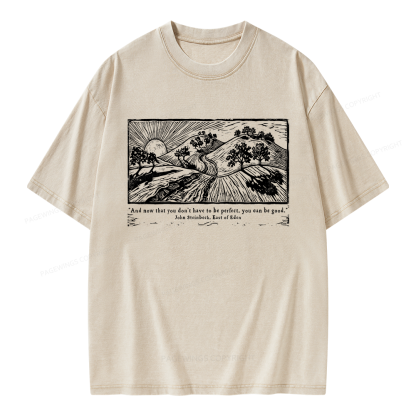Pagewings Vintage Galley Unisex Washed T-shirt