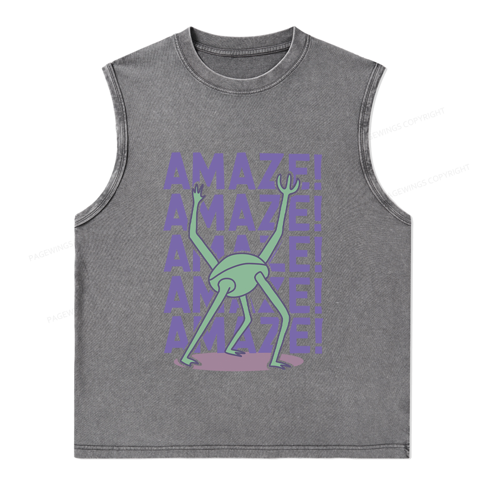 Pagewings Rocky Amaze Unisex Washed Tank Top