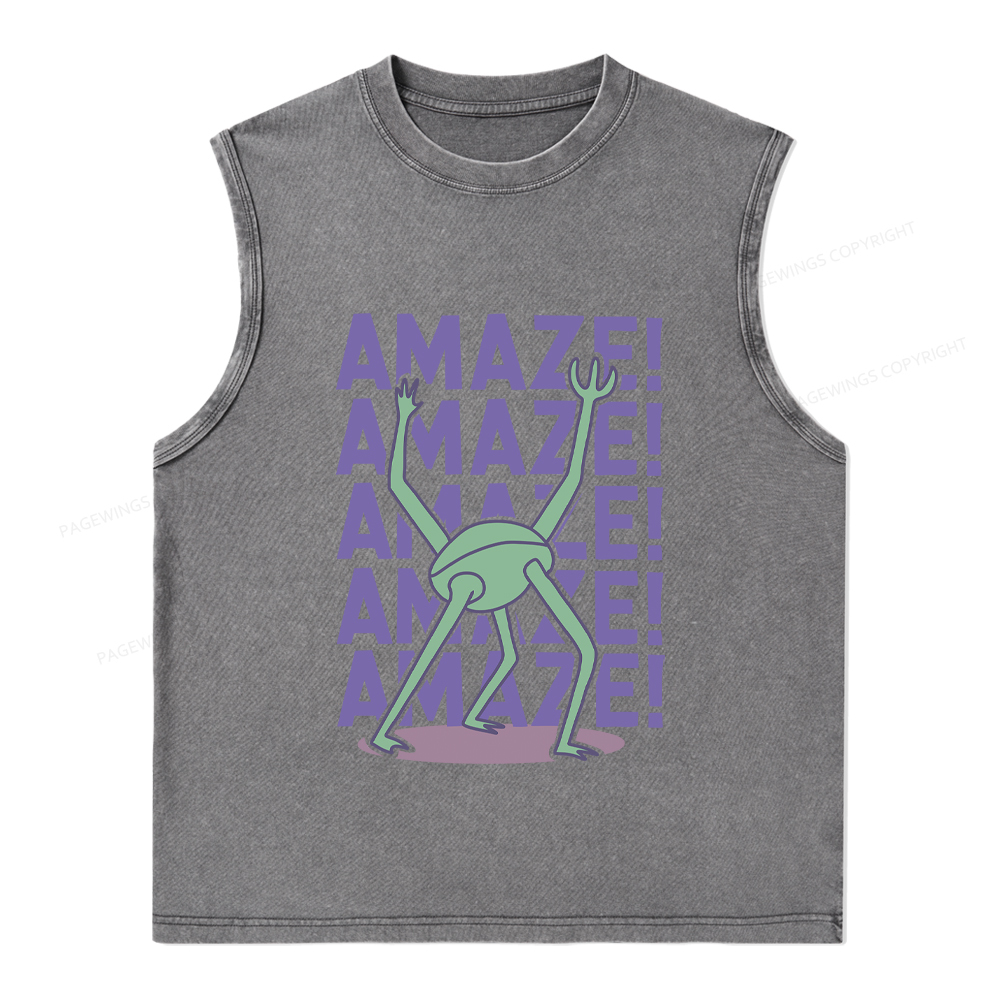 Pagewings Rocky Amaze Unisex Washed Tank Top