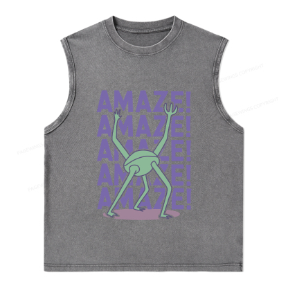 Pagewings Rocky Amaze Unisex Washed Tank Top