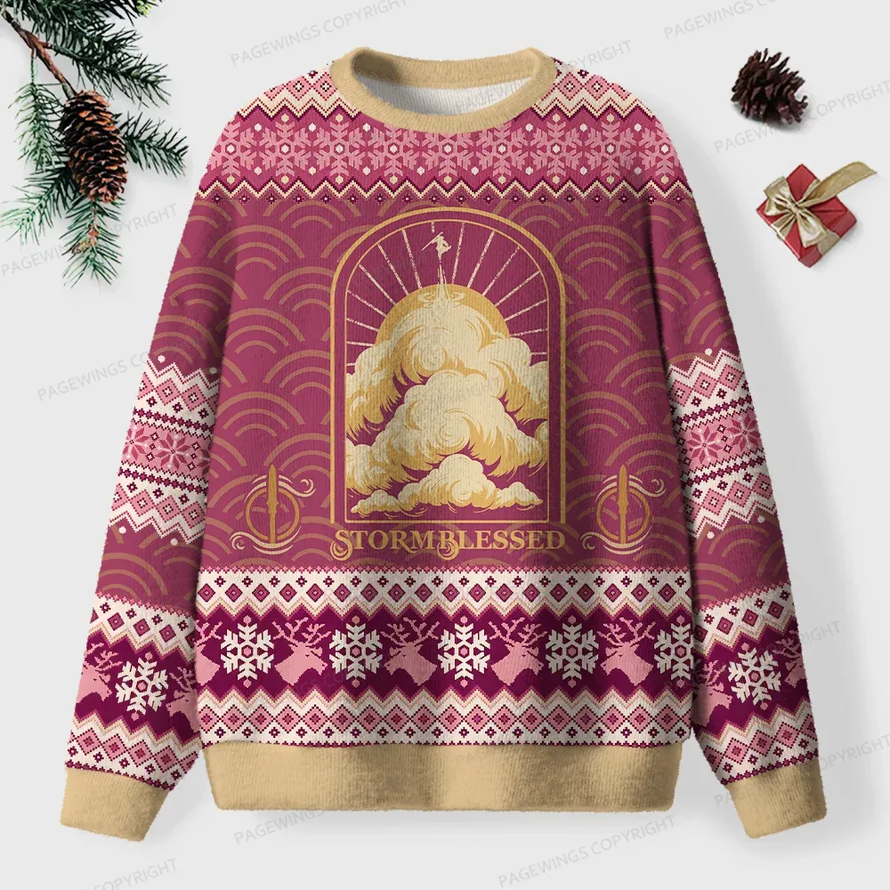 Pagewings Stormblessed Unisex Ugly Knit Sweatshirt