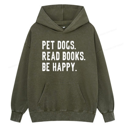 Pagewings Book Sweatshirt, Book Lover Gift Unisex Washed Hoodie