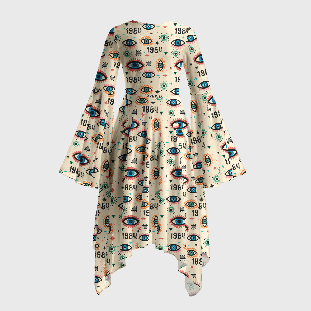 Pagewings  Book Lover Bell Sleeve Dress