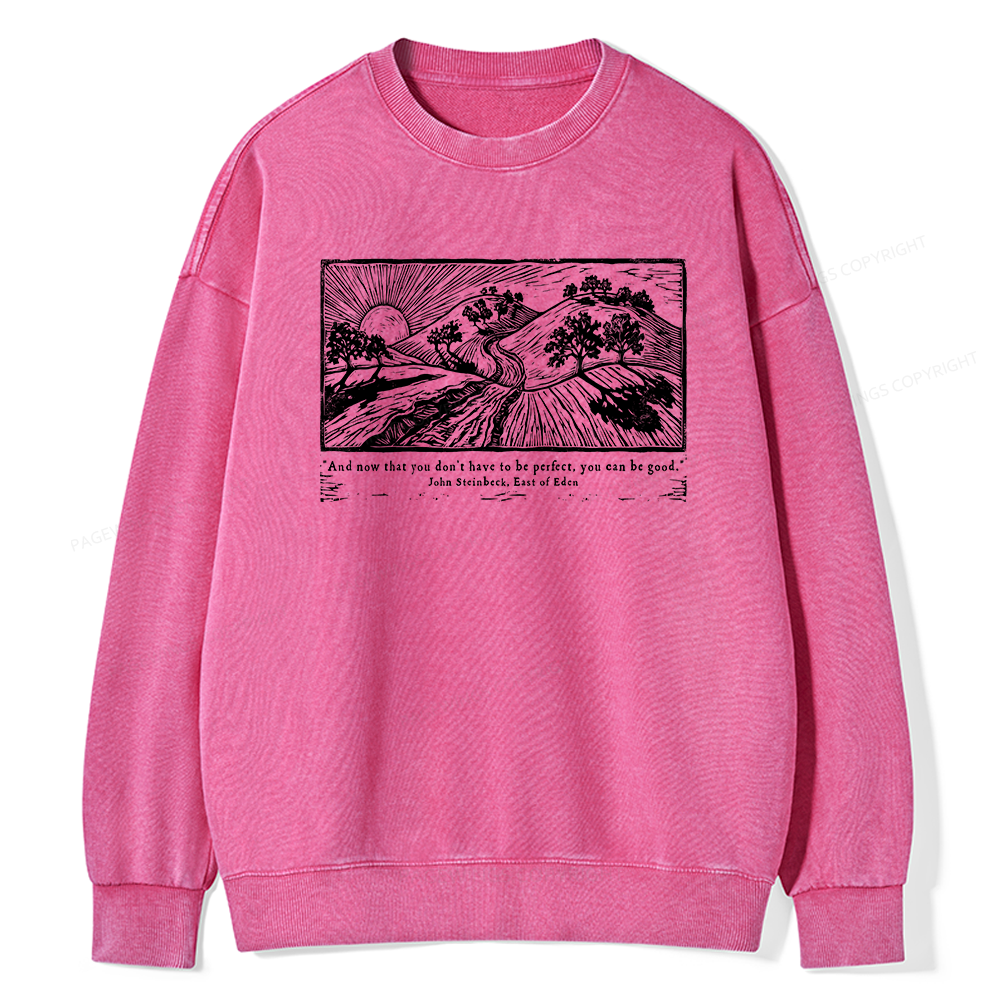 Pagewings Vintage Galley Unisex Washed Sweatshirt