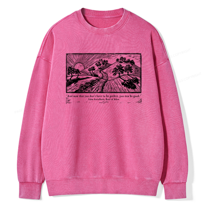 Pagewings Vintage Galley Unisex Washed Sweatshirt