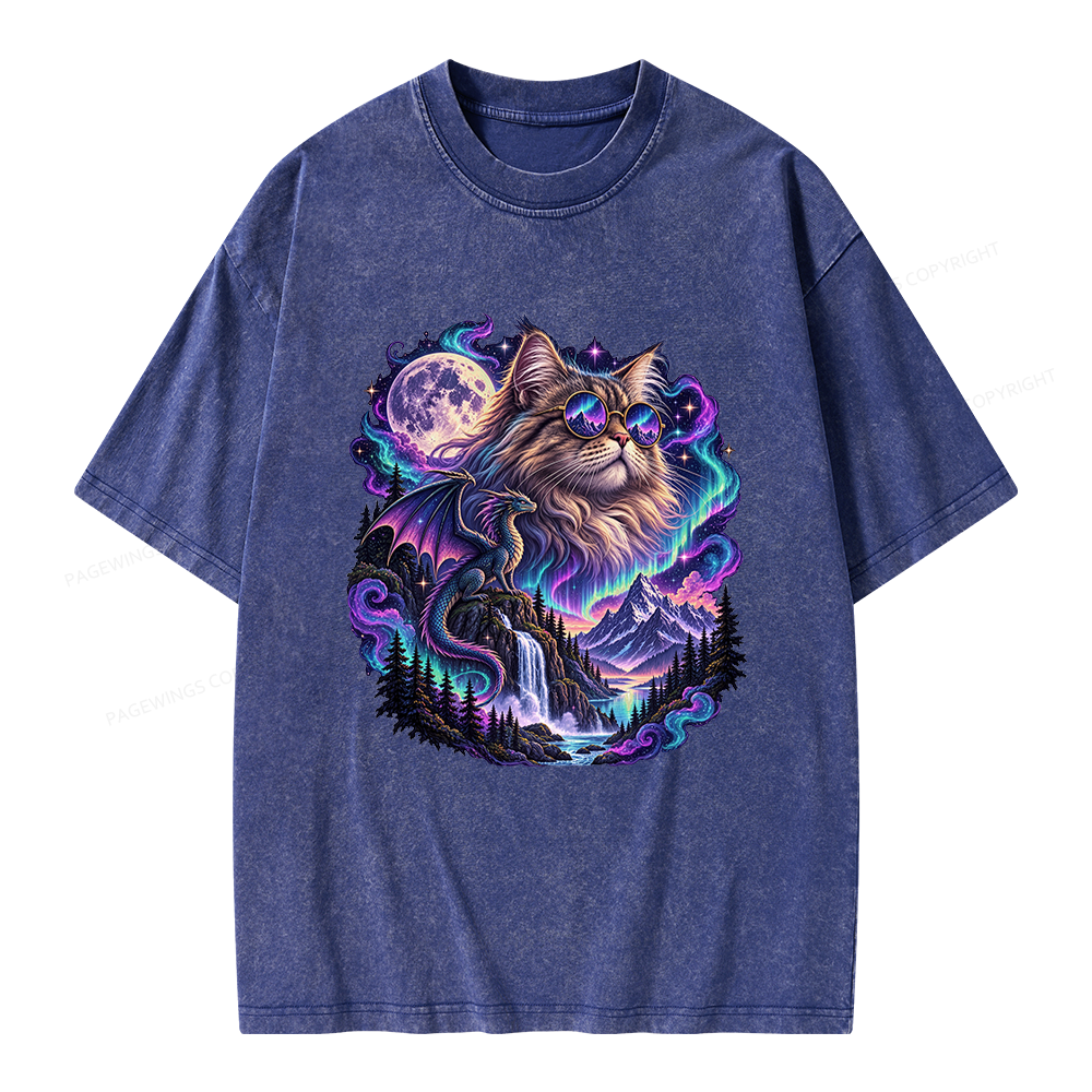 Pagewings Sci Fi Bookish Unisex Washed T-shirt
