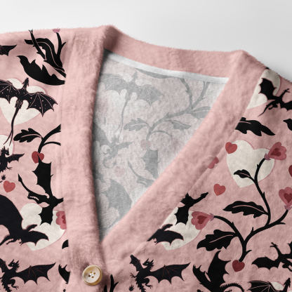 Pagewings Book Dragon Light Knit Unisex Cardigan Sweaters