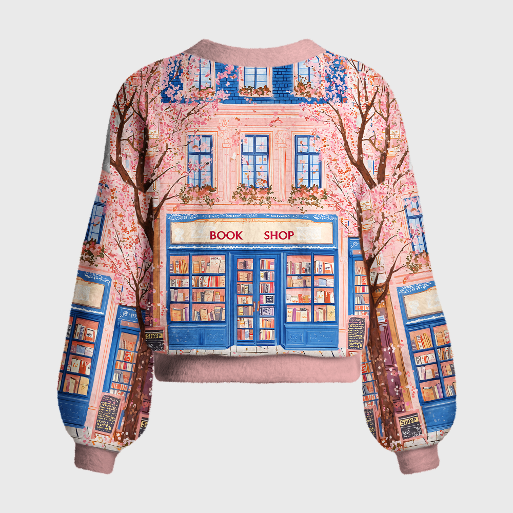 Pagewings Book Shop Women's Cardigan Sweater