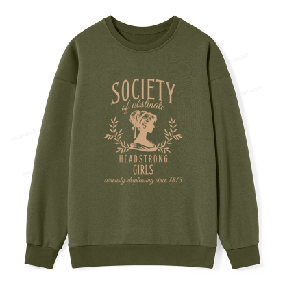Pagewings Society Of Obstinate Headstrong Girls Unisex Classic Sweatshirt