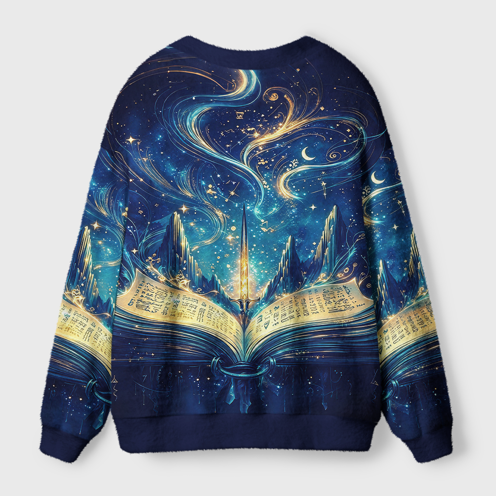 Pagewings Fantasy Bookish Light Knit Unisex Cardigan Sweaters