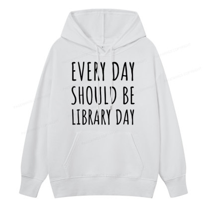 Pagewings Library Day Media Specialist Unisex Classic Hoodie