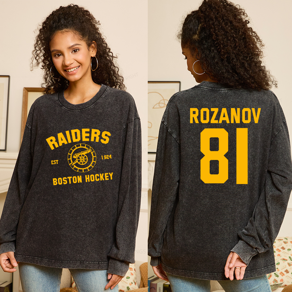 Pagewings Romance Novel Lover Unisex Washed Long Sleeve T-shirt 