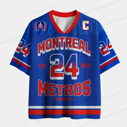 Pagewings Love Ice Hockey Unisex Mesh Jersey