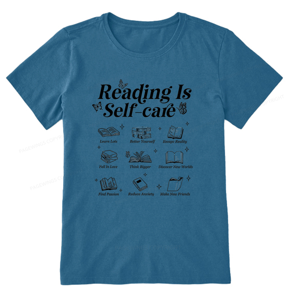 Pagewings Reading Is Self Care Unisex Classic T-shirt