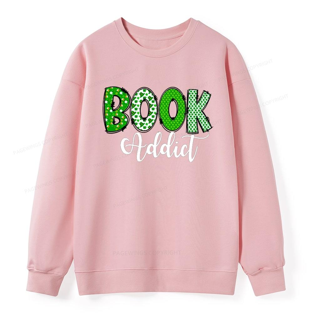 Pagewingsread t Patrick's Day Gift for bookworm,Book Lovers Unisex Classic Sweatshirt