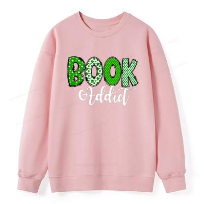 Pagewingsread t Patrick's Day Gift for bookworm,Book Lovers Unisex Classic Sweatshirt