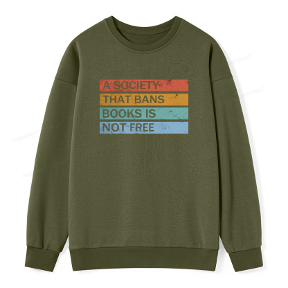 Pagewings Read Banned Books Unisex Classic Sweatshirt