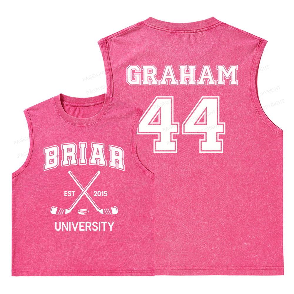 Pagewings Hockey Romance Washed Tank Top