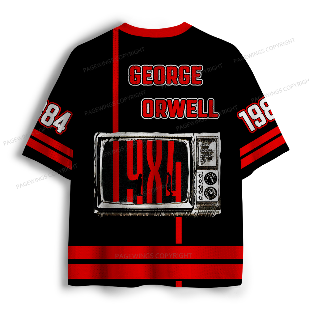 Pagewings Banned Books Unisex Mesh Jersey