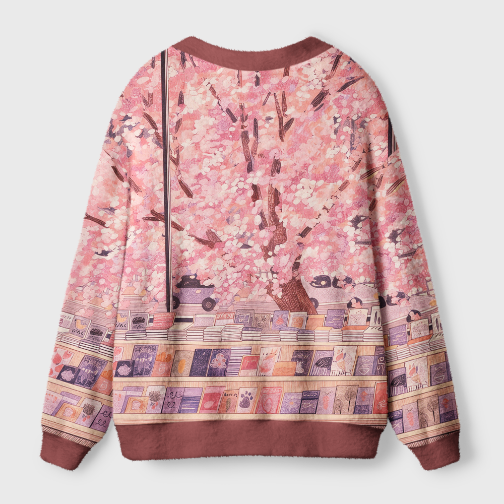 Pagewings Cozy Reading Light Knit Unisex Cardigan Sweaters