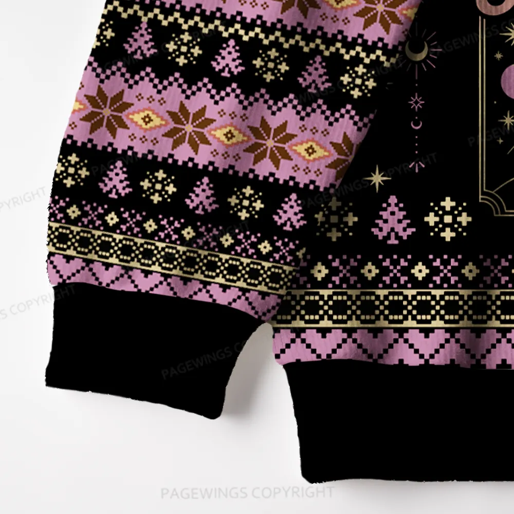 Pagewings he Rise And Fall Of Sanctuary Moon Unisex Ugly Knit Sweatshirt
