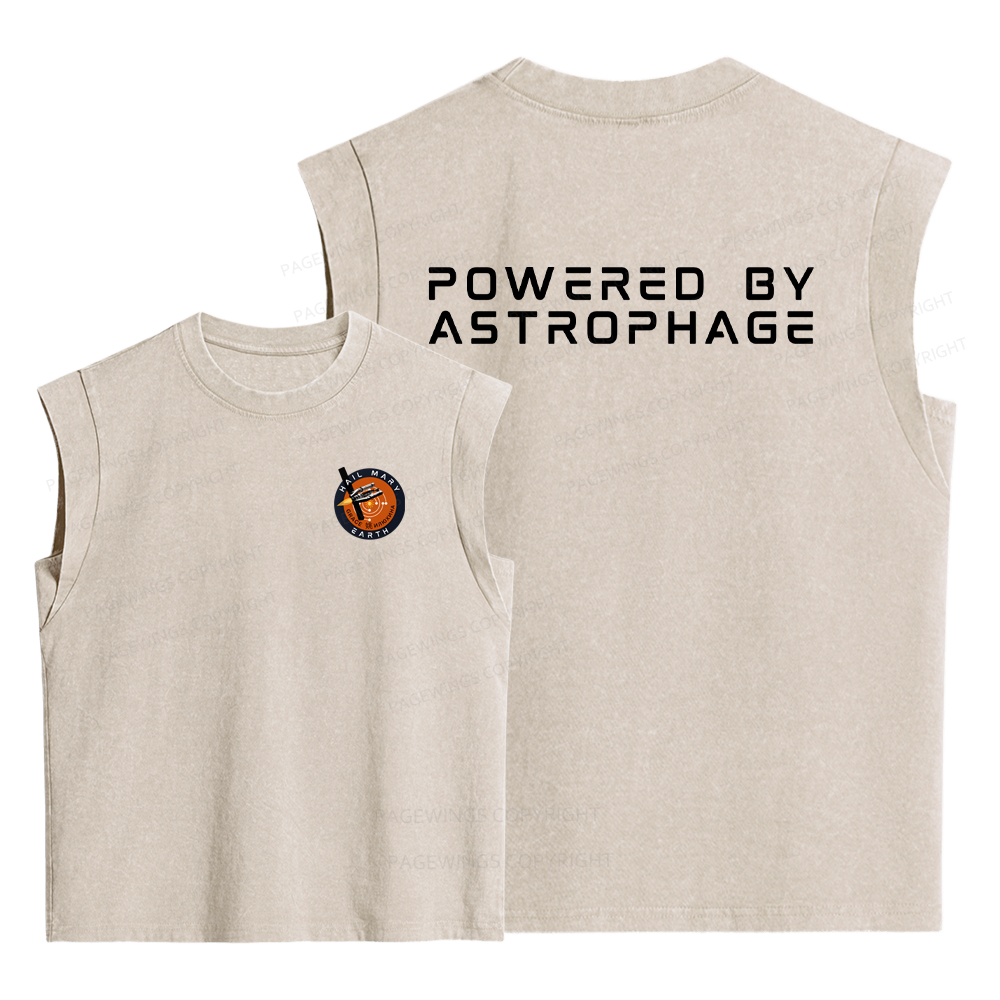 Pagewings Powered By Astrophage Women's Washed Tank Top