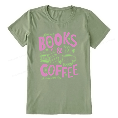 Pagewings Books and Coffee Unisex Classic T-shirt