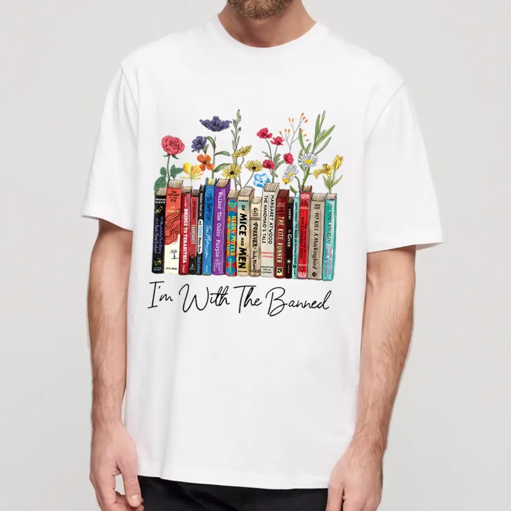 Pagewings I'm With The Banned Flowers Unisex Classic T-shirt