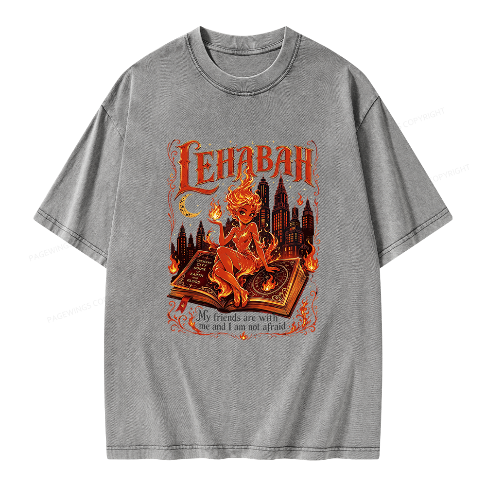Pagewings Light It Up Unisex Washed T-shirt