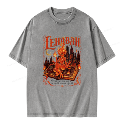 Pagewings Light It Up Unisex Washed T-shirt