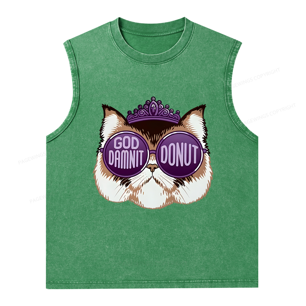 Pagewings Sci-Fi Book Lover Unisex Washed Tank Top