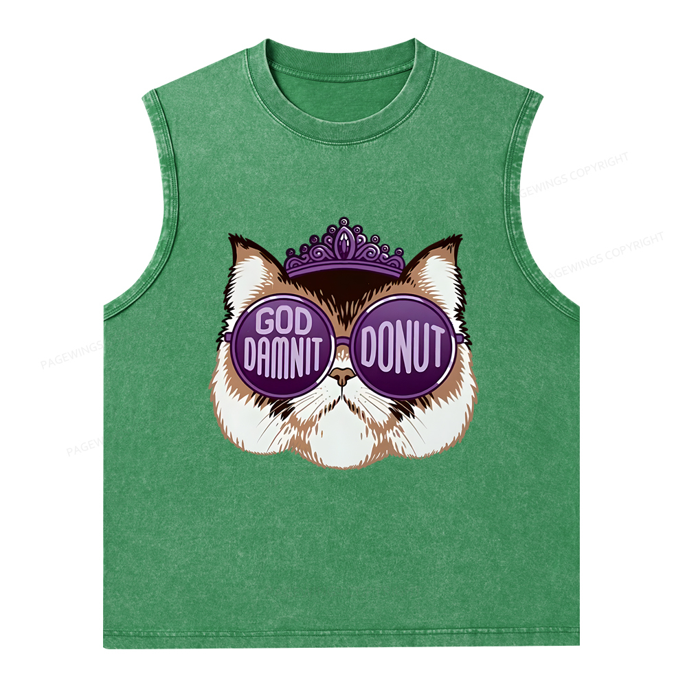 Pagewings Sci-Fi Book Lover Unisex Washed Tank Top