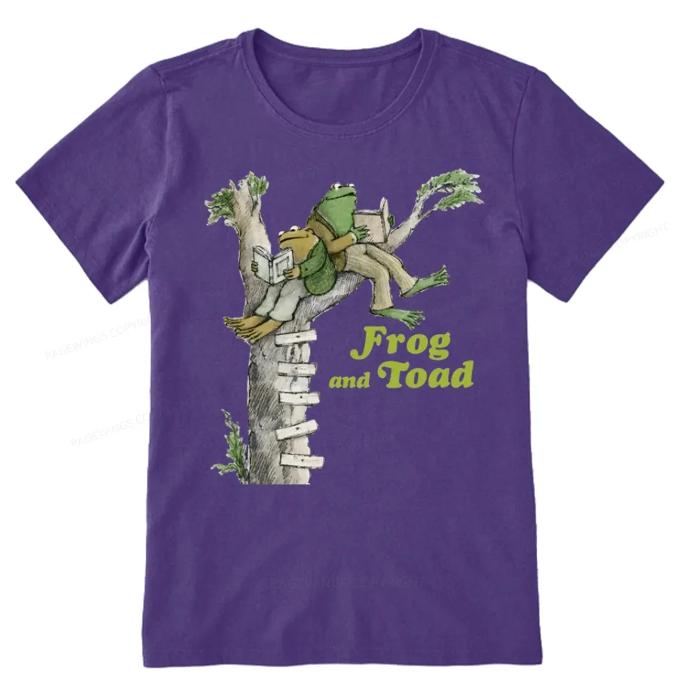Pagewings Frog and Toad Old Book Unisex Classic T-shirt