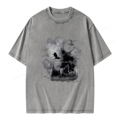 Pagewings Fantasy Book Unisex Washed T-shirt