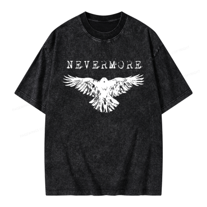 Pagewings Nevermore Unisex Washed T-shirt