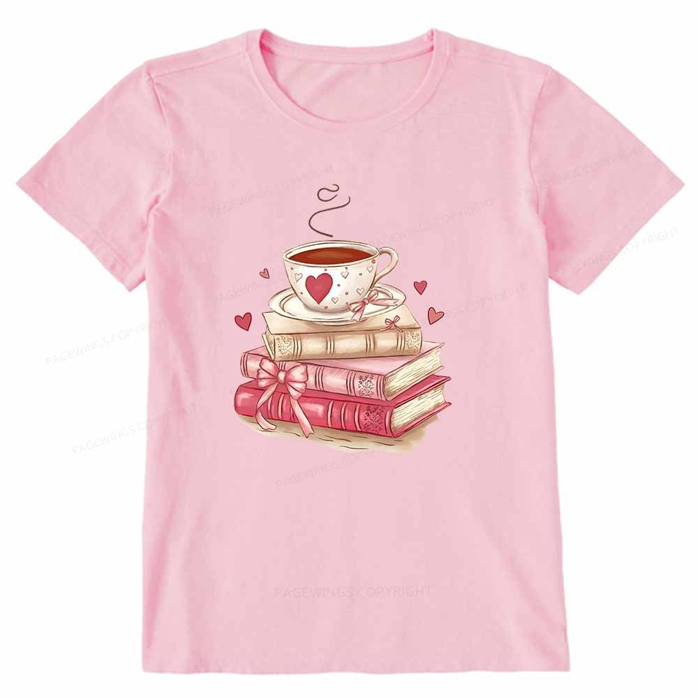 Pagewings Book Lover Valentine Sweatshirt Unisex Classic T-shirt