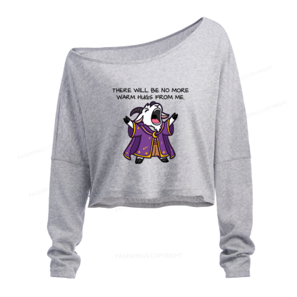 Pagewings Sci Fi Bookish Slouchy Long Sleeve Off Shoulder T-shirt
