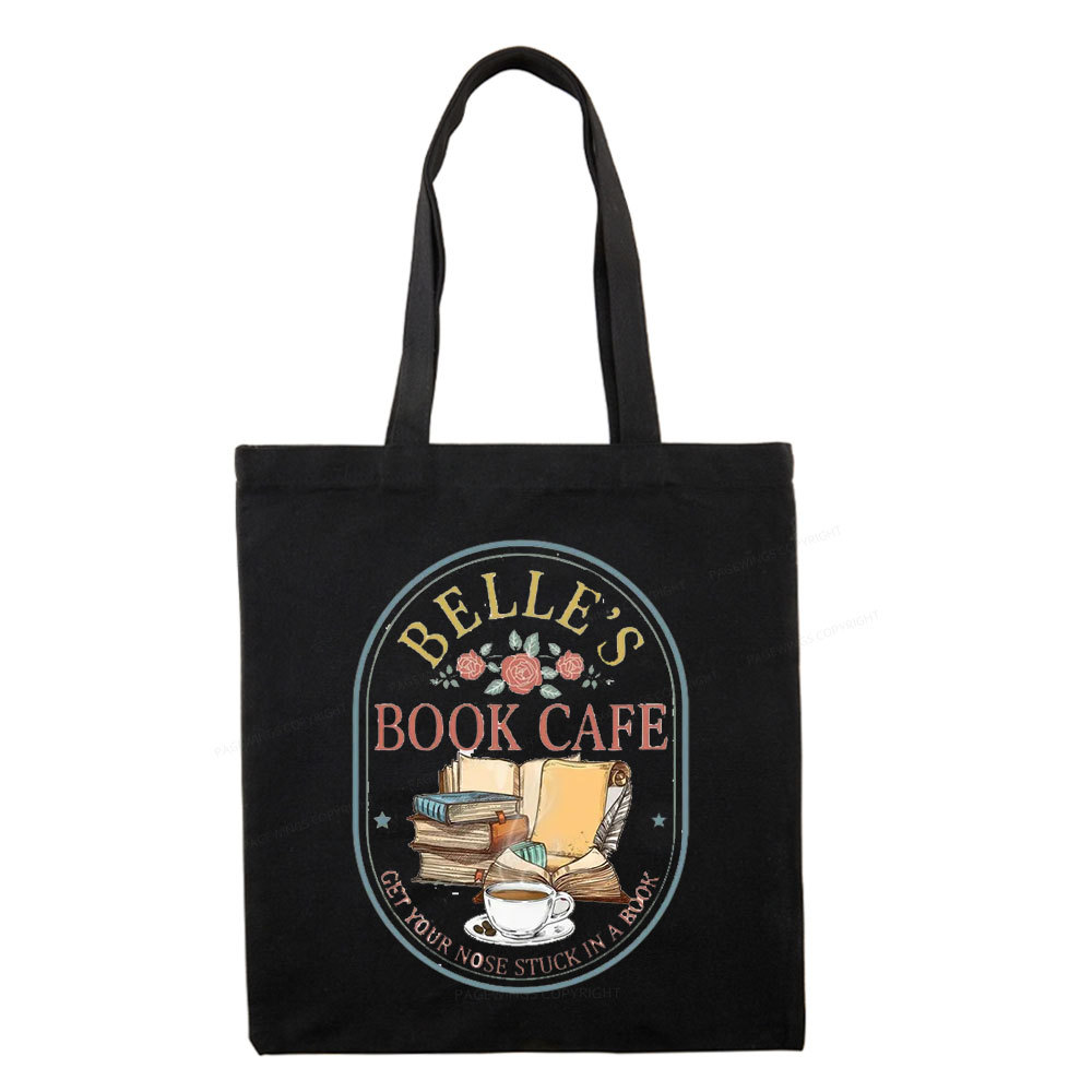 Pagewings Belles Book Cafe Tote Bag