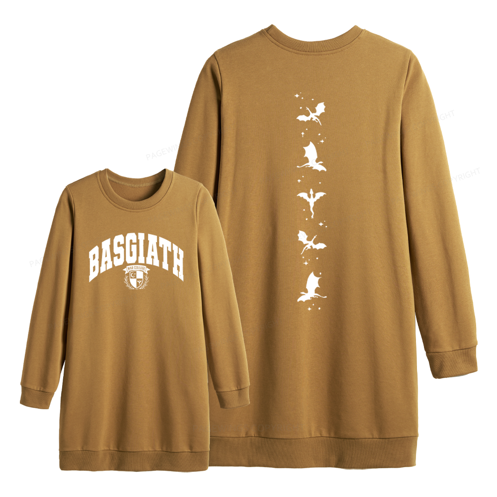 Pagewings Fantasy Bookish Sweatshirt Dress