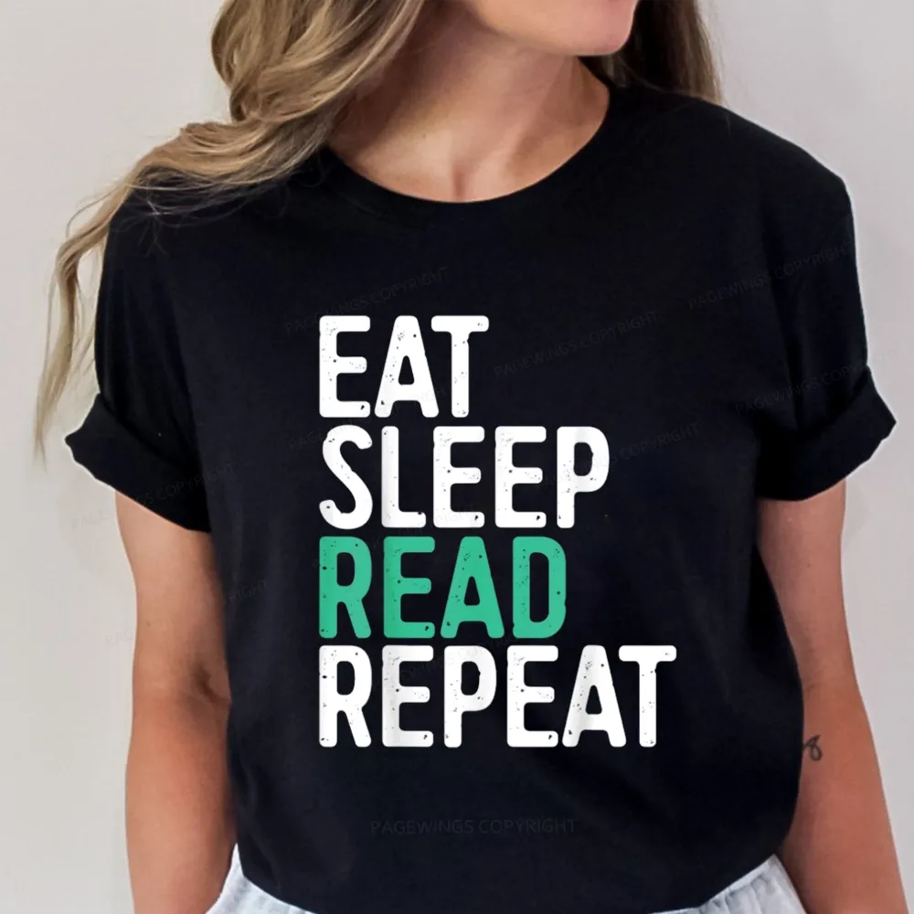 Pagewings Eat Sleep Read Repeat Unisex Classic T-shirt