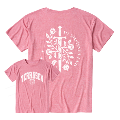 Pagewings Fantasy Novel Lovers Unisex Heather T-Shirt
