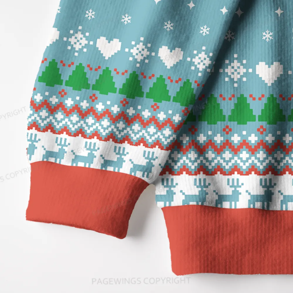 Pagewings Silly Goose Book Club Unisex Ugly Knit Sweatshirt