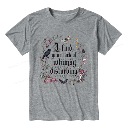 Pagewings Lack of Whimsy Unisex Heather T-Shirt