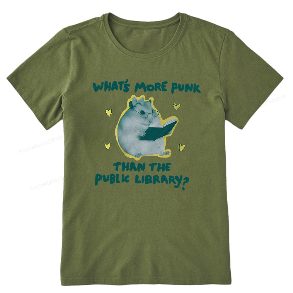 Pagewings What’s More Punk Than The Public Library Unisex Classic T-shirt